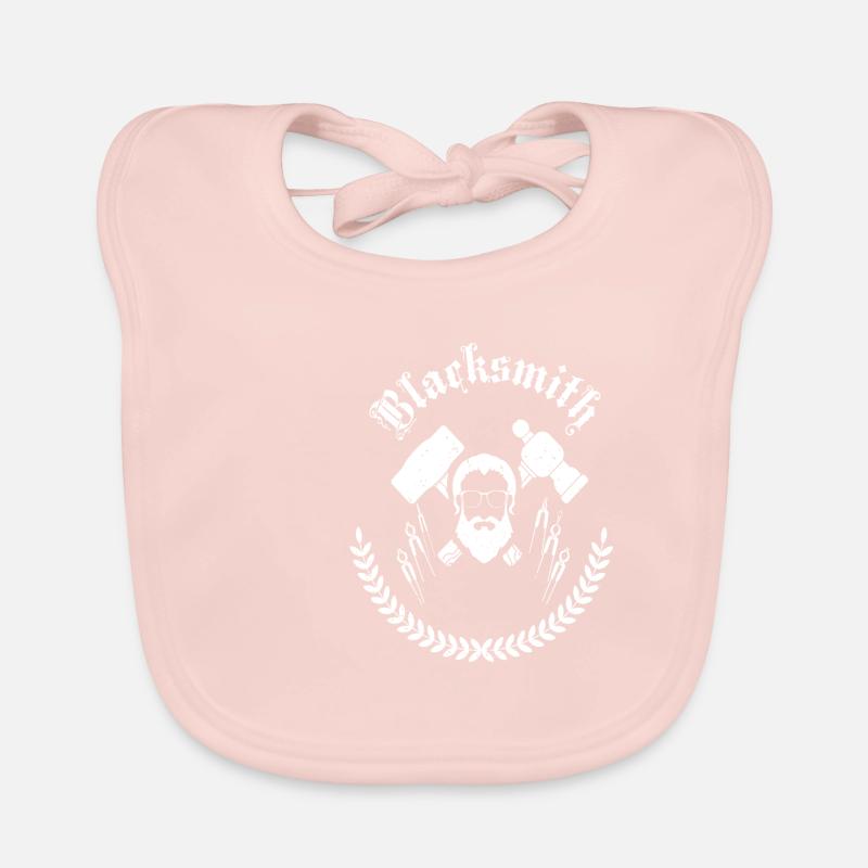 Blacksmith Schmeid Großvater Cool Style Mann Baby Bio-Lätzchen