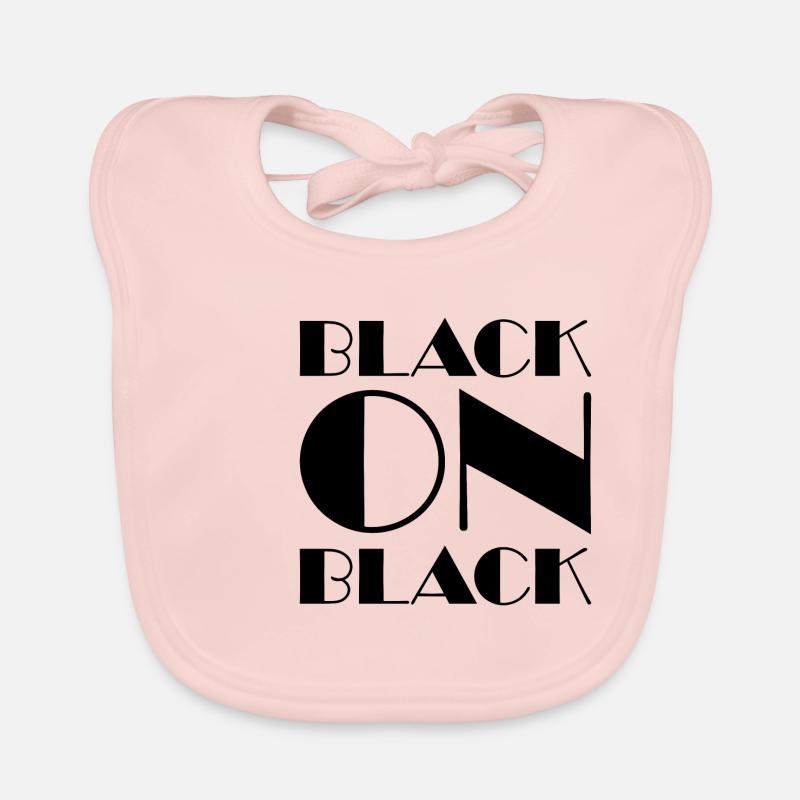 Nero Su Nero Bavaglino ecologico per neonato