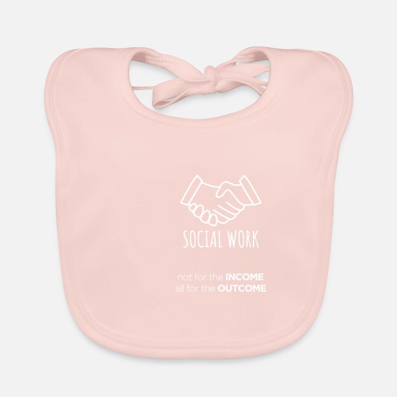 SOCIAL WORKER Organic Baby Bibs