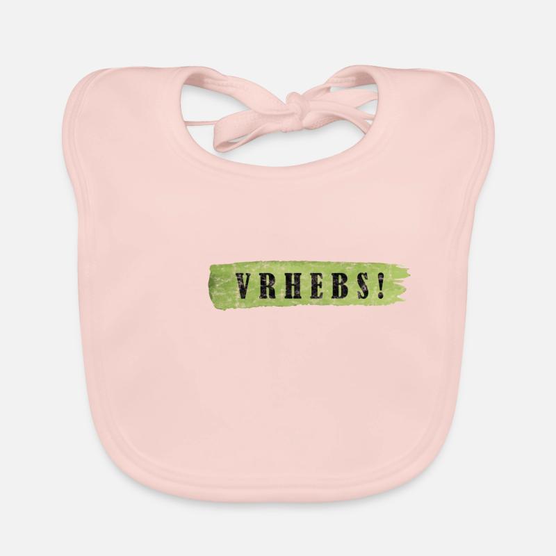 vrhebs! - Baby Bio-Lätzchen - Rose