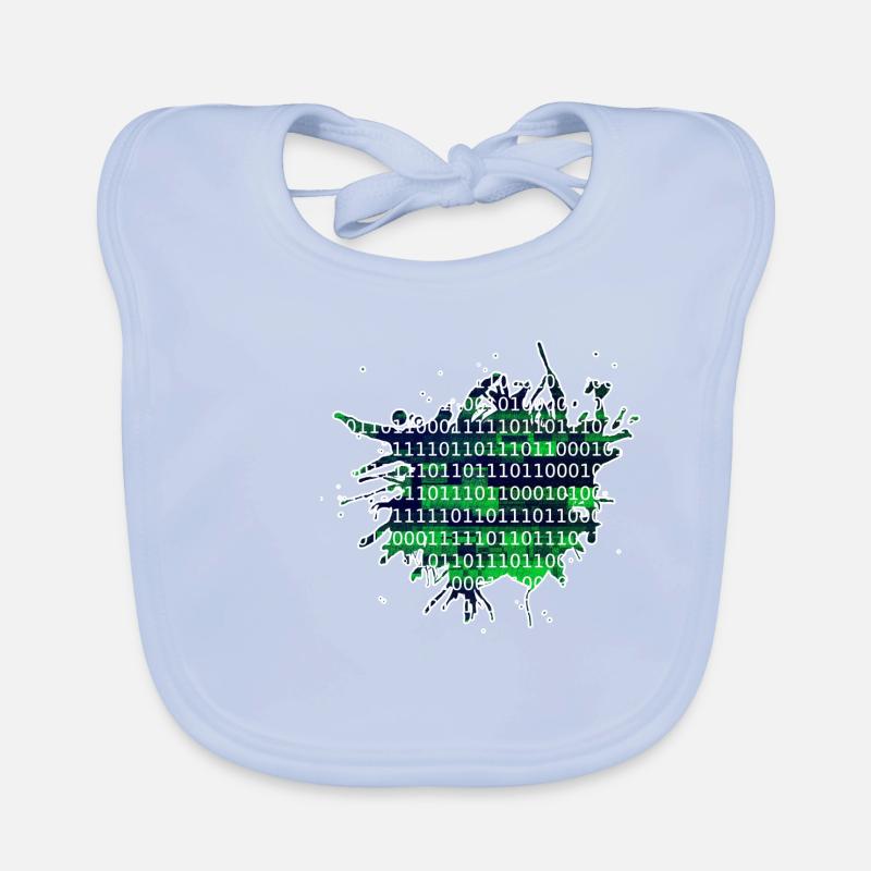 Binärcode Baby Bio-Lätzchen