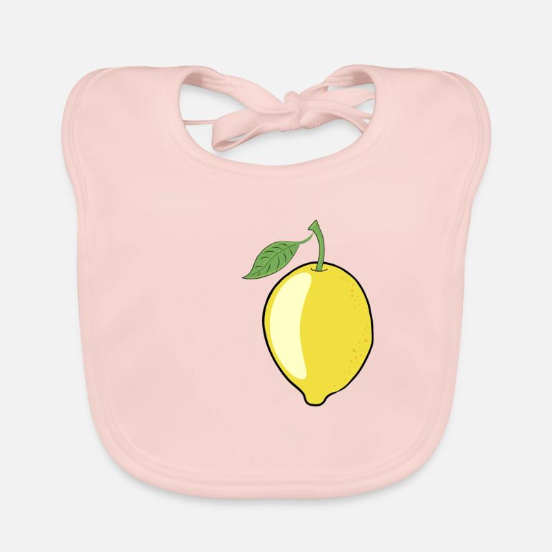 Lemon lime fruit from the lemon tree Organic Baby Bibs