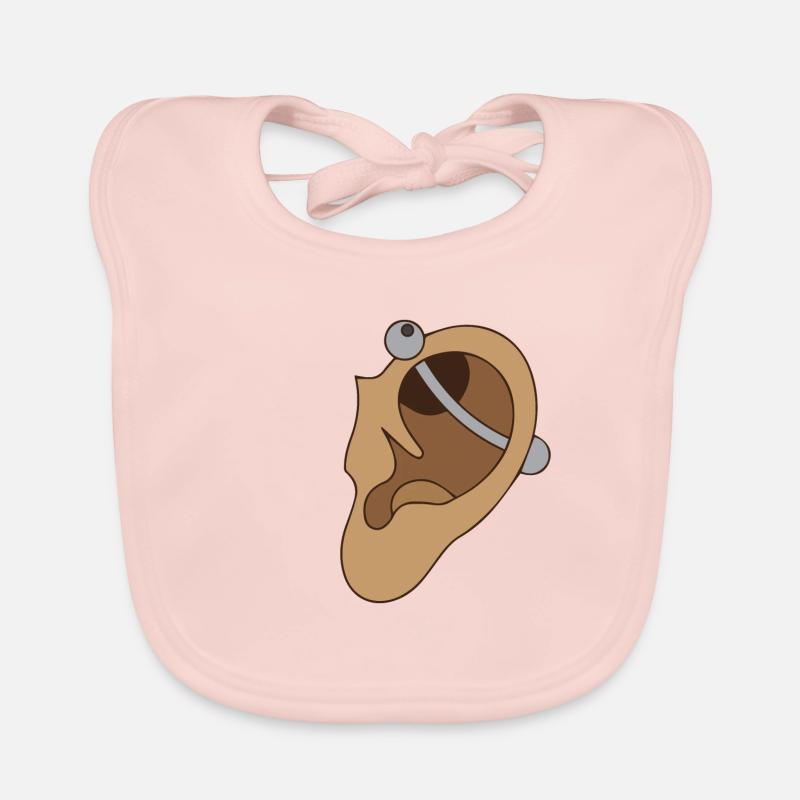 Ohrpiercing - Piercing Baby Bio-Lätzchen