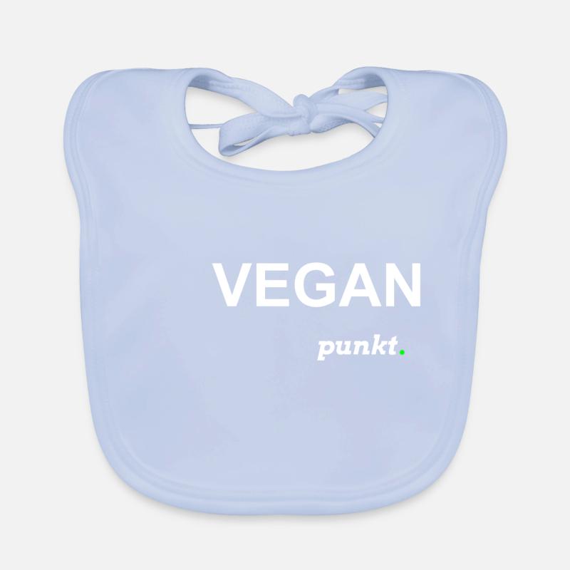 Vegan... Dot Statement shirt Organic Baby Bibs