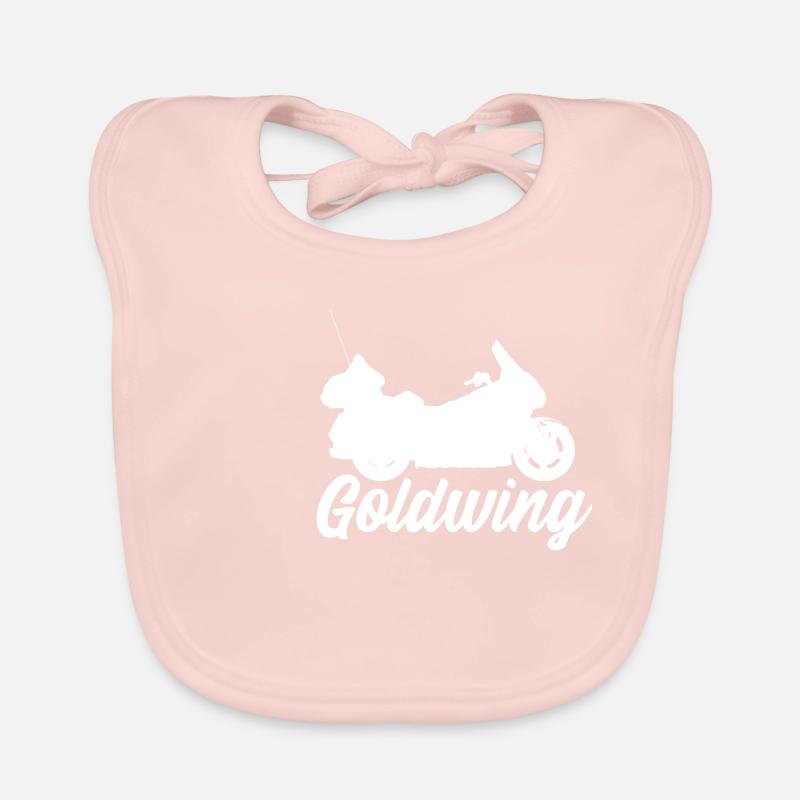 Goldwing cadeau idée cadeau - Bavoir bio Bébé - rose