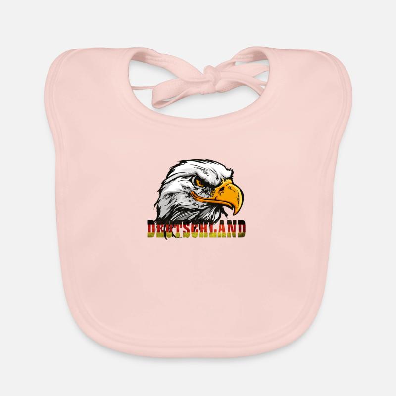 Germany with eagle Organic Baby Bibs