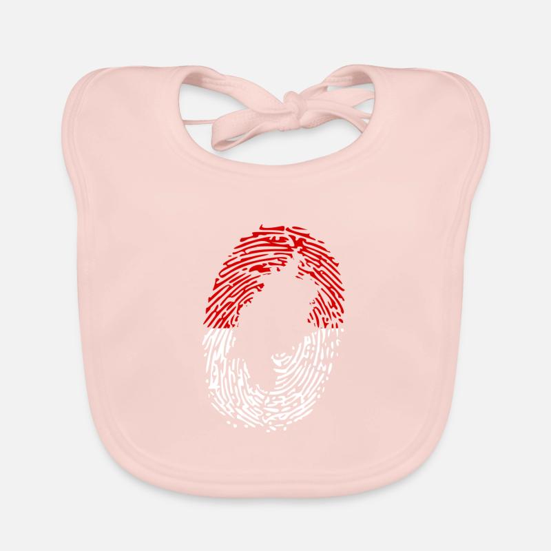 Etat de l'empreinte digitale du drapeau de Hesse Bavoir bio Bébé