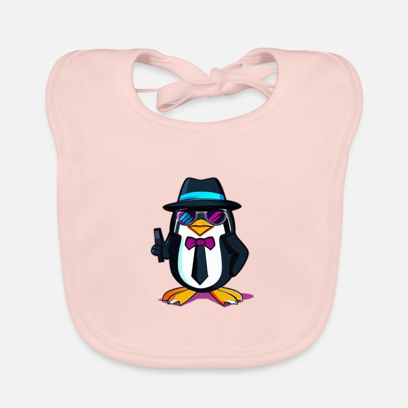 Agent Penguin Organic Baby Bibs