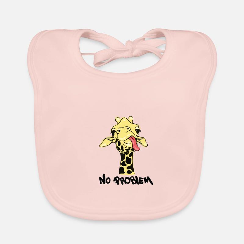 giraffe, no problem Organic Baby Bibs