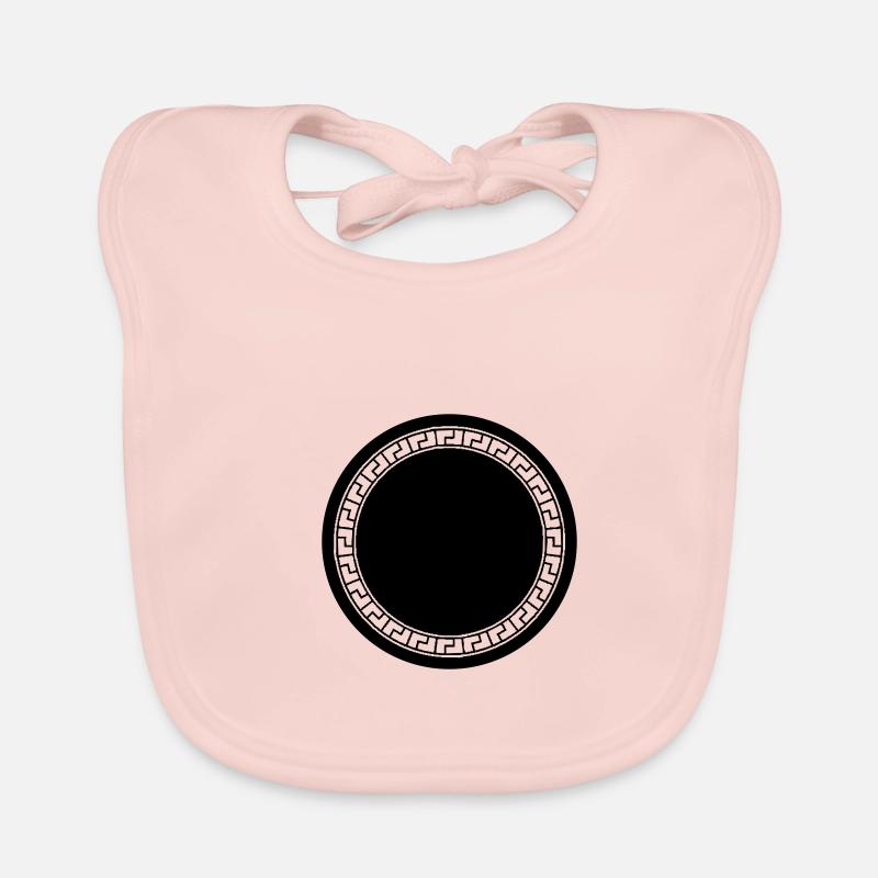 circle antique 1 Organic Baby Bibs