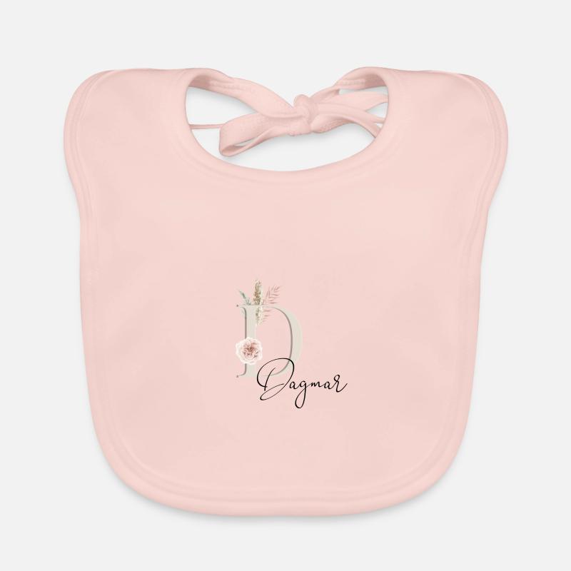 Dagmar! Name Boho Organic Baby Bibs