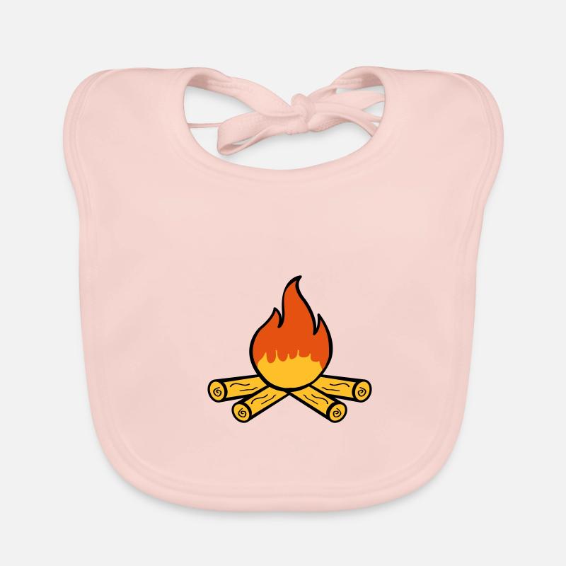 feu de camp Bavoir bio Bébé