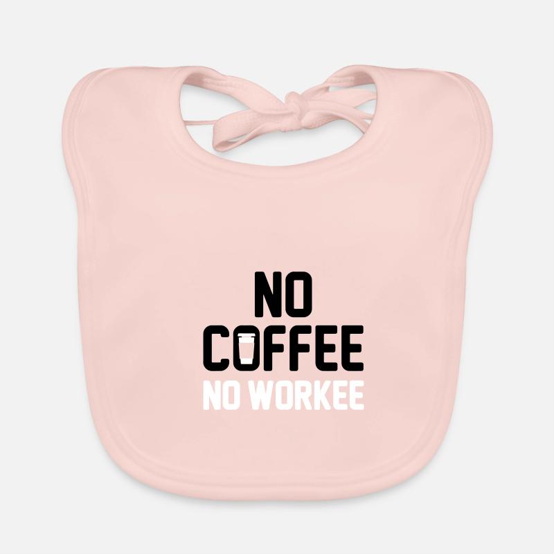 Pas de café, pas de travail Bavoir bio Bébé
