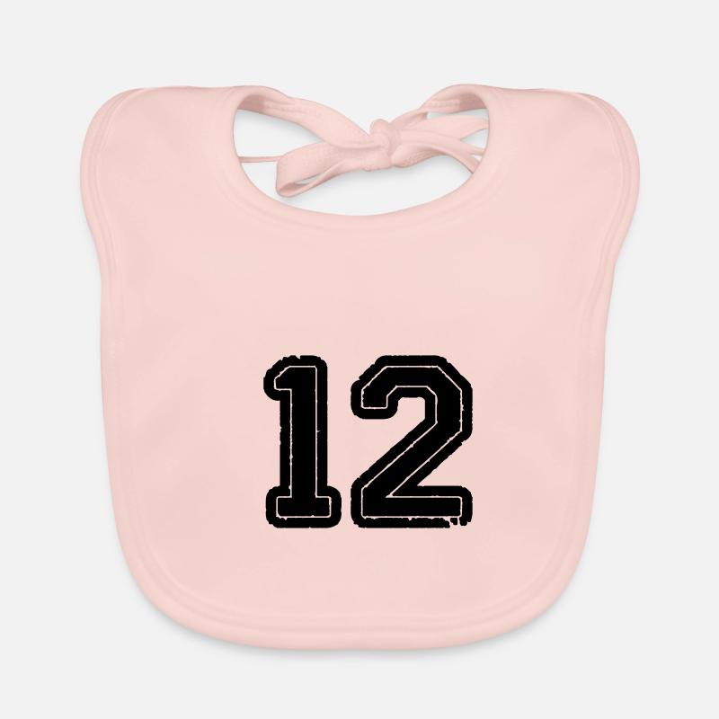 12 Organic Baby Bibs
