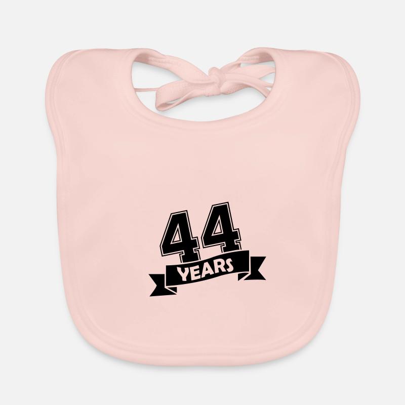 44 ans - Bavoir bio Bébé - rose