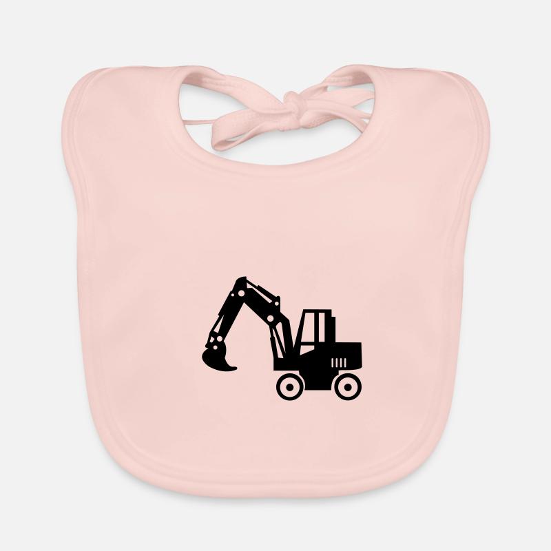 bagger - Baby Bio-Lätzchen - Rose
