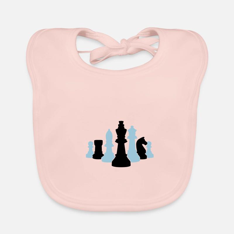 schach 001 Baby Bio-Lätzchen