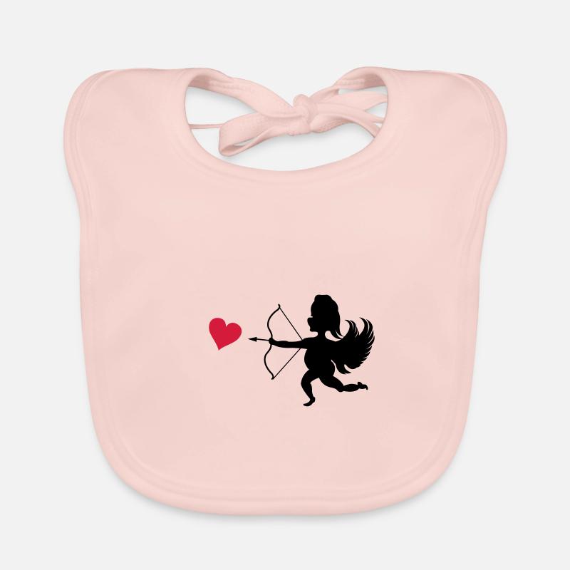 amor engel 02 Baby Bio-Lätzchen