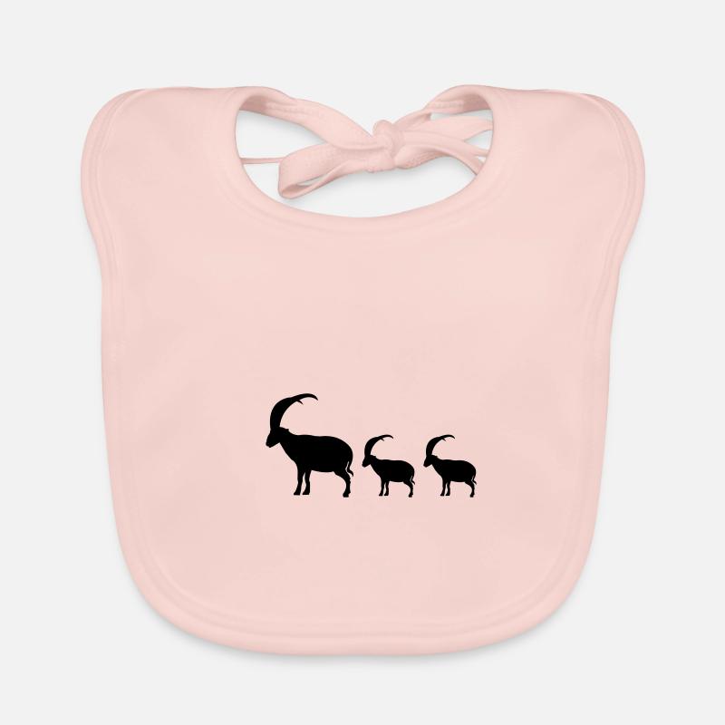 steinbock familie Baby Bio-Lätzchen