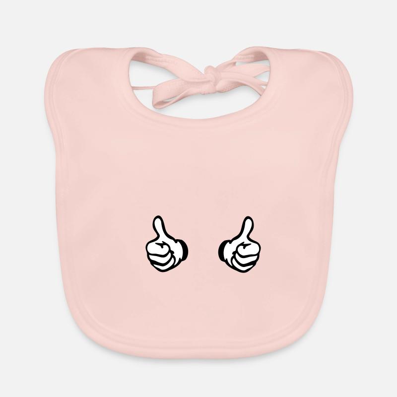 comme les mains Bavoir bio Bébé