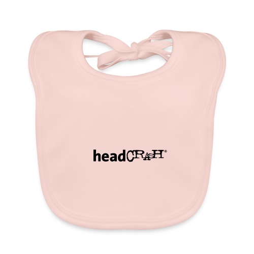 headCRASH Logo black - Baby Bio-Lätzchen