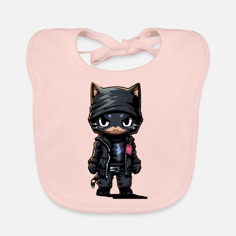 Cat Thief 2 Organic Baby Bibs