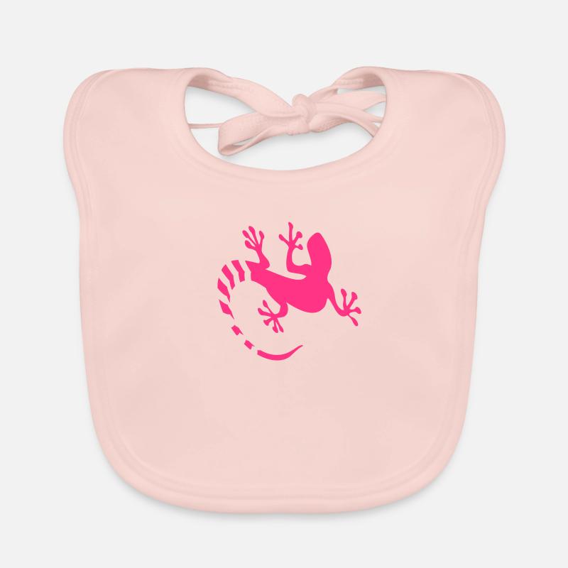echse - lizard Baby Bio-Lätzchen