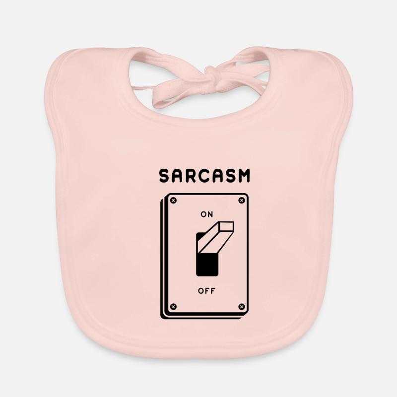 Mode sarcasme activé pour sombre Bavoir bio Bébé