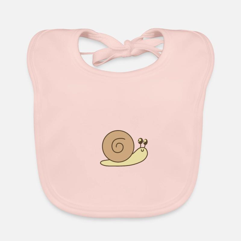 Escargot Bavoir bio Bébé