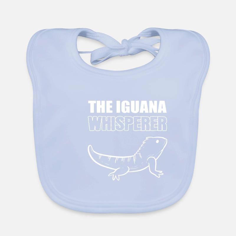 Der iguana-Flüsterer Tierhalter Gift Baby Bio-Lätzchen