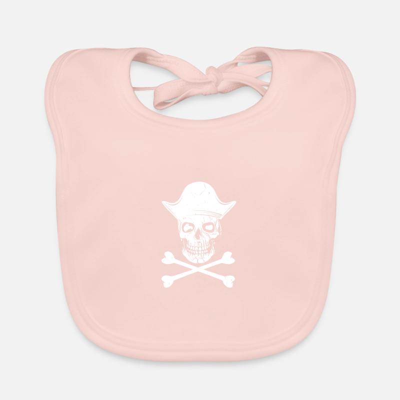 Crâne de pirate Bavoir bio Bébé