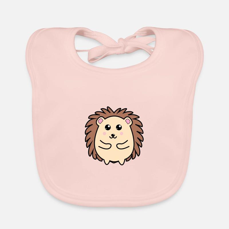 Zeppi le hérisson Bavoir bio Bébé