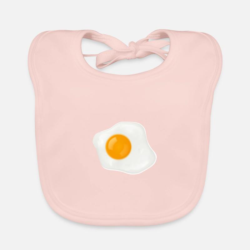Spiegelei - Lustiges Geschenk Baby Bio-Lätzchen