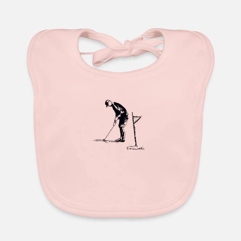 Golf balle pelouse Bavoir bio Bébé