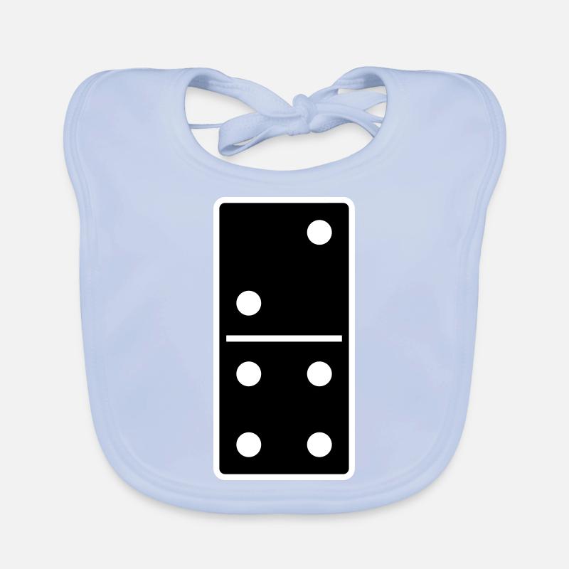 DOMINO STONE 2: 4 - COULEUR VARIABLE - CONCEPTION DE VECTEUR! Bavoir bio Bébé