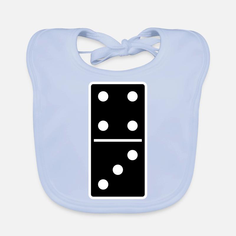 DOMINO STONE 4:3 - VARIABLE COLOR - VECTOR DESIGN! Baby Bio-Lätzchen