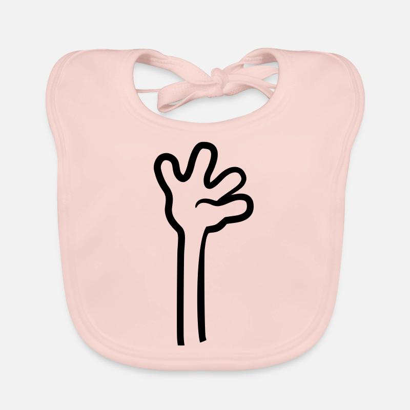 bras long dessin animé Bavoir bio Bébé