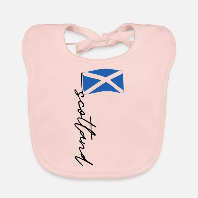 Schottland Flagge Schottisch Baby Bio-Lätzchen