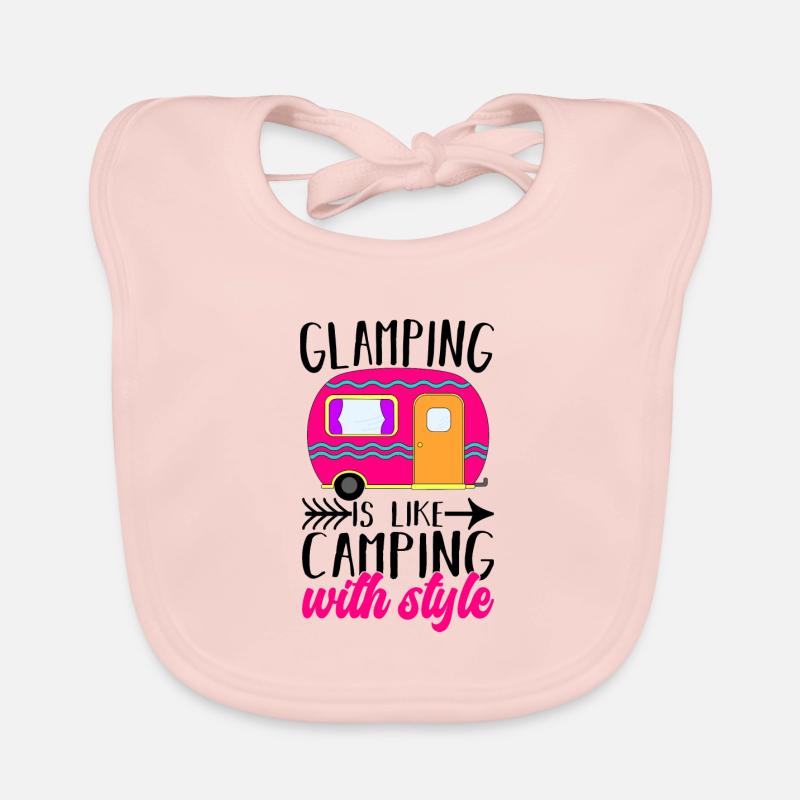 Glamping Glamper Organic Baby Bibs