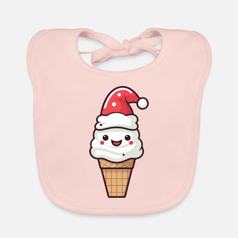 Eis Weihnachten Lecker Baby Bio-Lätzchen
