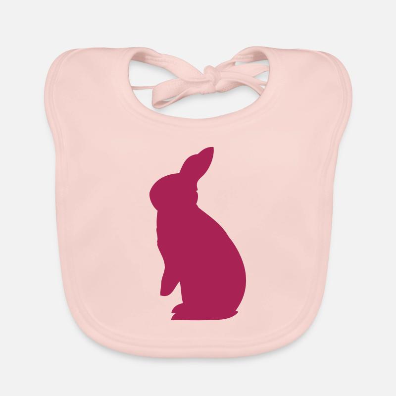 Rex rabbit rabbit bunny breed long-eared rodents Organic Baby Bibs