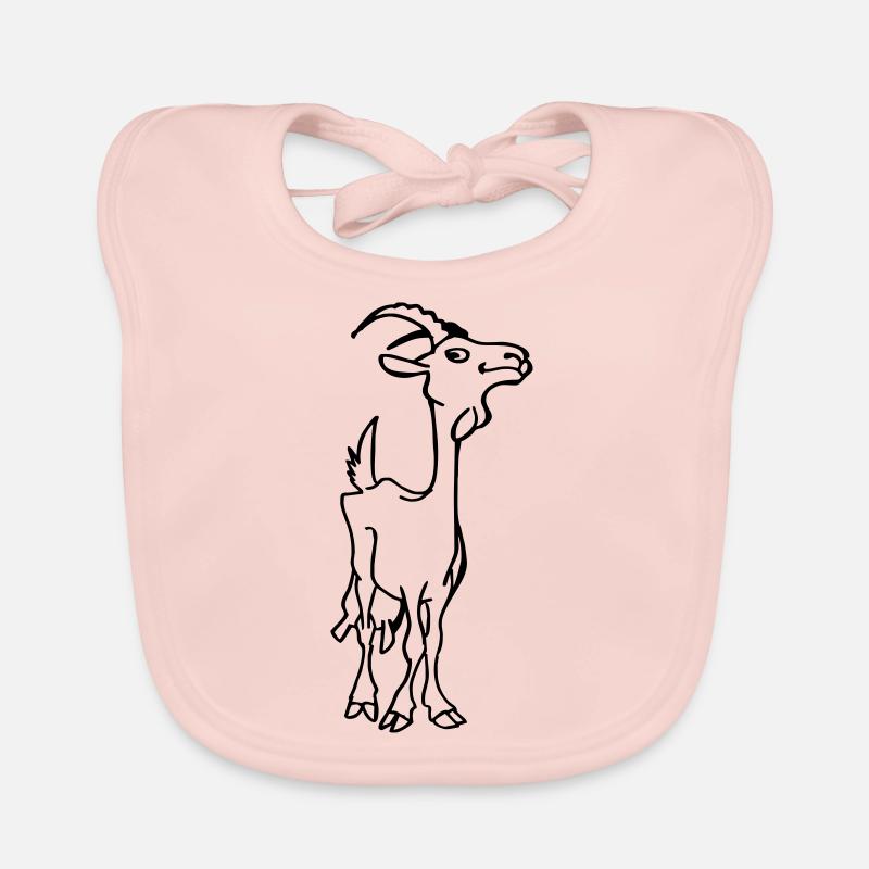 Chèvre Bavoir bio Bébé