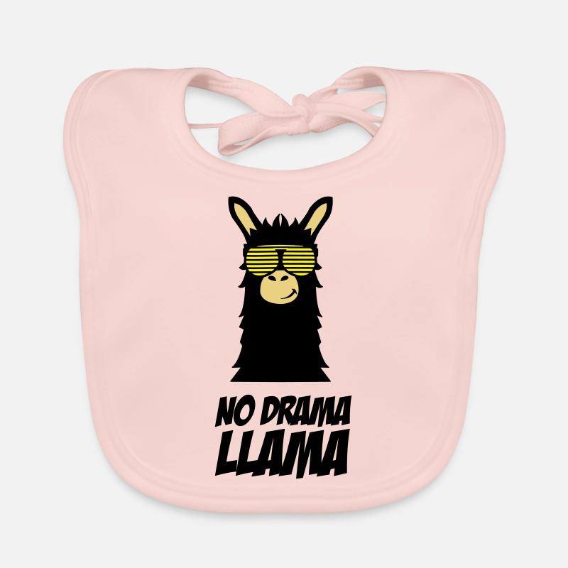 drama_llama_002 Bavoir bio Bébé