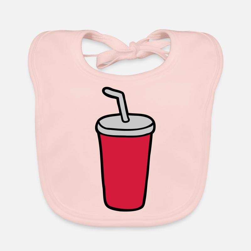 Cola Becher Restaurant Baby Bio-Lätzchen
