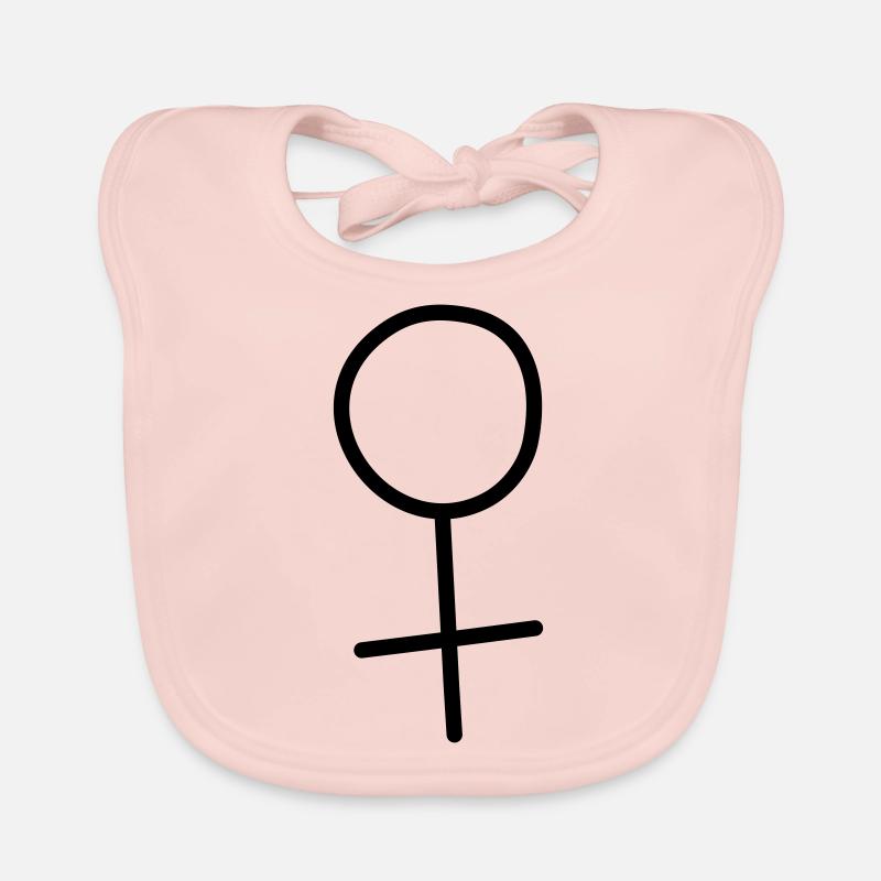 weiblich 2 Baby Bio-Lätzchen