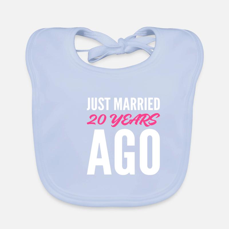 vor 20 Jahren Glücklich verheiratet Gift Baby Bio-Lätzchen
