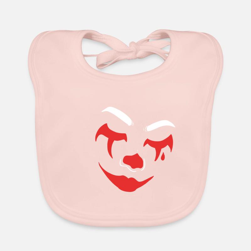 Sad Clown Entertainer Gift Organic Baby Bibs