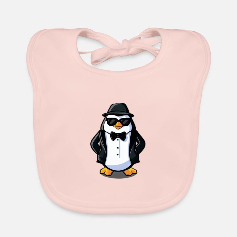 Le Pingouin Bavoir bio Bébé