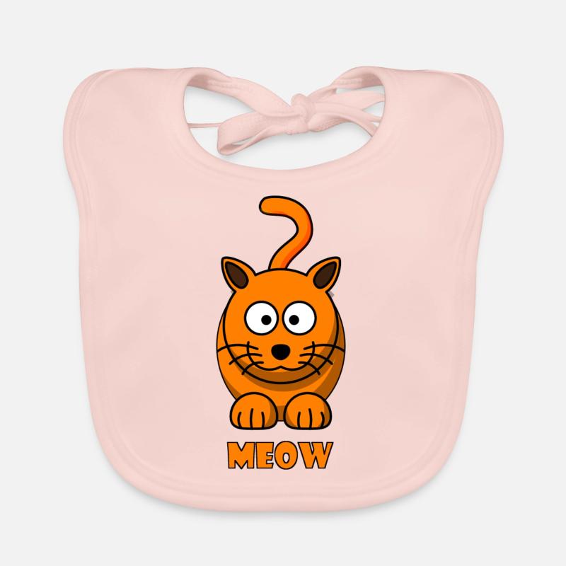 chat Bavoir bio Bébé
