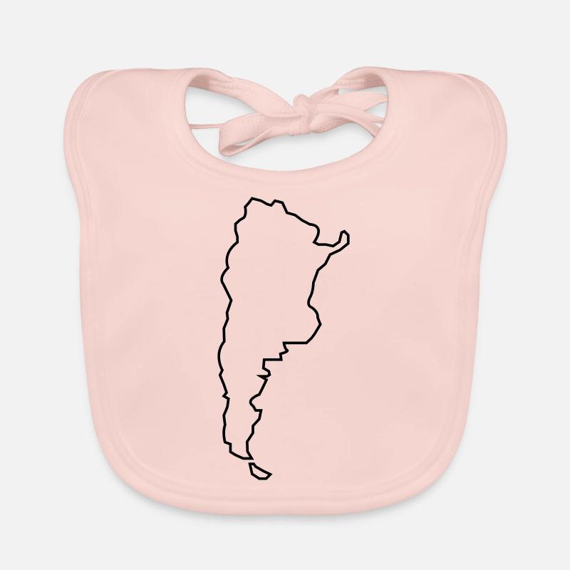 Argentinien Umriss Baby Bio-Lätzchen